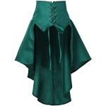 Faldas verdes para navidad góticas con volantes talla M para mujer 