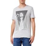 cotton division Merollits016 Camiseta, Gris Melange, S para Hombre