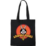 Tote bags negras de algodón Looney Tunes Bugs Bunny Cotton Division de materiales sostenibles para mujer 