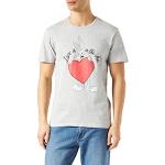 Camisetas grises de algodón de algodón  Looney Tunes Bugs Bunny Cotton Division talla XL para hombre 