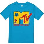 Cotton Soul Camiseta MTV Stereo para niños, zafiro