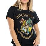 Leggings deportivos negros de algodón Harry Potter Harry James Potter manga corta con cuello redondo transpirables informales talla S para mujer 