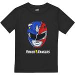 Cotton Soul Power Rangers Spliced Head Boys T Shirt, Black, 7-8 Years