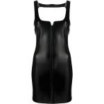 Vestidos negros de algodón sin mangas rebajados mini sin mangas Courrèges talla L para mujer 
