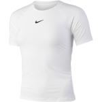 Camisetas blancas de manga corta manga corta Nike Dri-Fit para mujer 