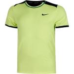 Camisetas amarillas de manga corta manga corta Nike Dri-Fit talla S para hombre 
