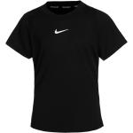 Camisetas deportivas negras manga corta Nike Dri-Fit talla XS para mujer 