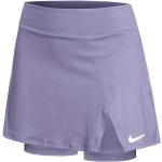 Ropa lila de poliester de tenis transpirable Nike Dri-Fit talla M de materiales sostenibles para mujer 