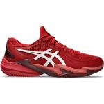 Zapatos deportivos rojos de caucho con shock absorber Asics Court talla 47 para hombre 