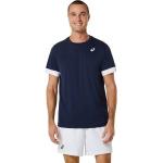 Camisetas deportivas azul marino manga corta Asics Court talla L para hombre 