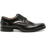 Zapatos negros de goma con puntera redonda con cordones formales con logo Clarks talla 41,5 para hombre 