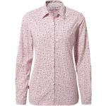 Camisas rosas de poliamida de manga larga rebajadas de verano manga larga Craghoppers talla L para mujer 