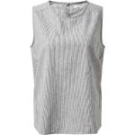 Camisetas deportivas grises de poliester rebajadas con rayas Craghoppers talla L de materiales sostenibles para mujer 