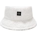 Sombreros blancos de piel de invierno talla M para mujer 