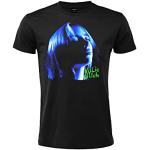 Crazy For Rock Camiseta Billie Eilish oficial con estampado azul verde manga corta 100% algodón negro unisex tallas para adulto niño