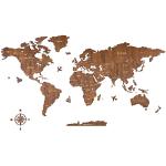 Mapas marrones de madera rebajados con motivo de Australia 