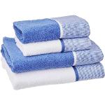 Juegos de toallas turquesas de algodón lavable a máquina 40x60 