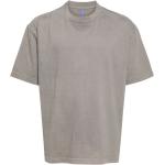 Camisetas grises de algodón de manga corta tallas grandes manga corta con cuello redondo Yeezy talla XXL 