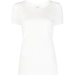 Camisetas blancas de algodón de manga corta manga corta con cuello redondo con logo Etro talla M para mujer 