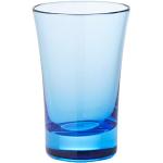 Vasos azules de vidrio de chupito 