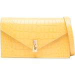 Bandoleras amarillas de algodón de piel  rebajadas plegables cocodrilo Ralph Lauren Polo Ralph Lauren para mujer 