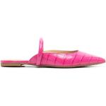 Calzado de verano rosa de goma rebajado cocodrilo Michael Kors para mujer 