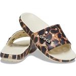 Sandalias de leopardo Clásico leopardo Crocs Classic para mujer 