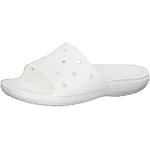 Sandalias blancas de sintético rebajadas de verano Clásico Crocs Classic talla 46 para mujer 