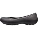 Sandalias planas negras rebajadas formales Crocs talla 43 para mujer 