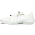 Zapatillas blancas de tenis rebajadas informales acolchadas Crocs LiteRide talla 43 para mujer 