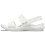 Sandalias blancas de sintético rebajadas de verano Crocs LiteRide talla 37 para mujer 