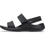Sandalias negras de sintético rebajadas de verano Crocs LiteRide talla 38 para mujer 