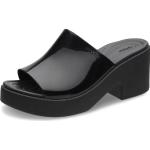 Sandalias negras de tacón Crocs talla 34,5 para mujer 