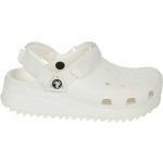 Sandalias blancas de goma de tiras rebajadas con velcro Clásico Crocs talla 40 para mujer 