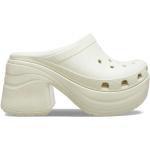 Sandalias blancas de tacón Crocs talla 39 para mujer 