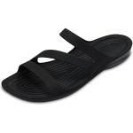 Sandalias negras de sintético de tacón rebajadas Crocs talla 39 para mujer 