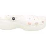 Zuecos blancos de plataforma Clásico Crocs Classic talla 38 para mujer 