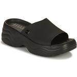 Calzado de verano negro de caucho rebajado con tacón de 5 a 7cm Crocs talla 37 para mujer 