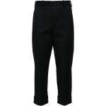 Pantalones clásicos negros de algodón ancho W38 Neil Barrett talla L para mujer 