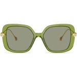 Gafas verdes de acetato de sol tallas grandes Swarovski para mujer 