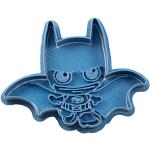 Cortadores azules de plástico de comida Batman 