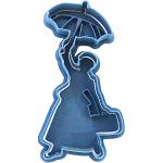 Cuticuter Mary Poppins Silueta Cortador de Galletas, azul