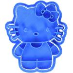 Cortadores azules de comida Hello Kitty 
