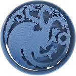 Cuticuter Cortador de Galletas Targaryen para Juego de Tronos, La Casa del Dragón, azul