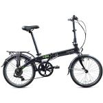 Dahon Bicicleta Vybe D7 Black Plegable, Unisex Adulto, Negro, 145-185cm