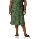 Faldas verde militar de satén informales talla XL para mujer 