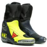 Dainese Axial D1 Valentino Rossi Replica 2020, botas 45 EU male Amarillo Neón/Azul Oscuro/Negro
