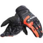 Dainese Carbon 4, guantes cortos XL male Negro/Rojo Neón