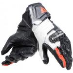 DAINESE CARBON 4 LONG MUJER BLACK/WHITE/FLUO-RED - Talla L