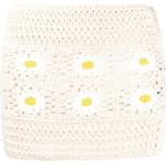 Faldas tubo blancas de algodón rebajadas floreadas Alanui con crochet talla M para mujer 